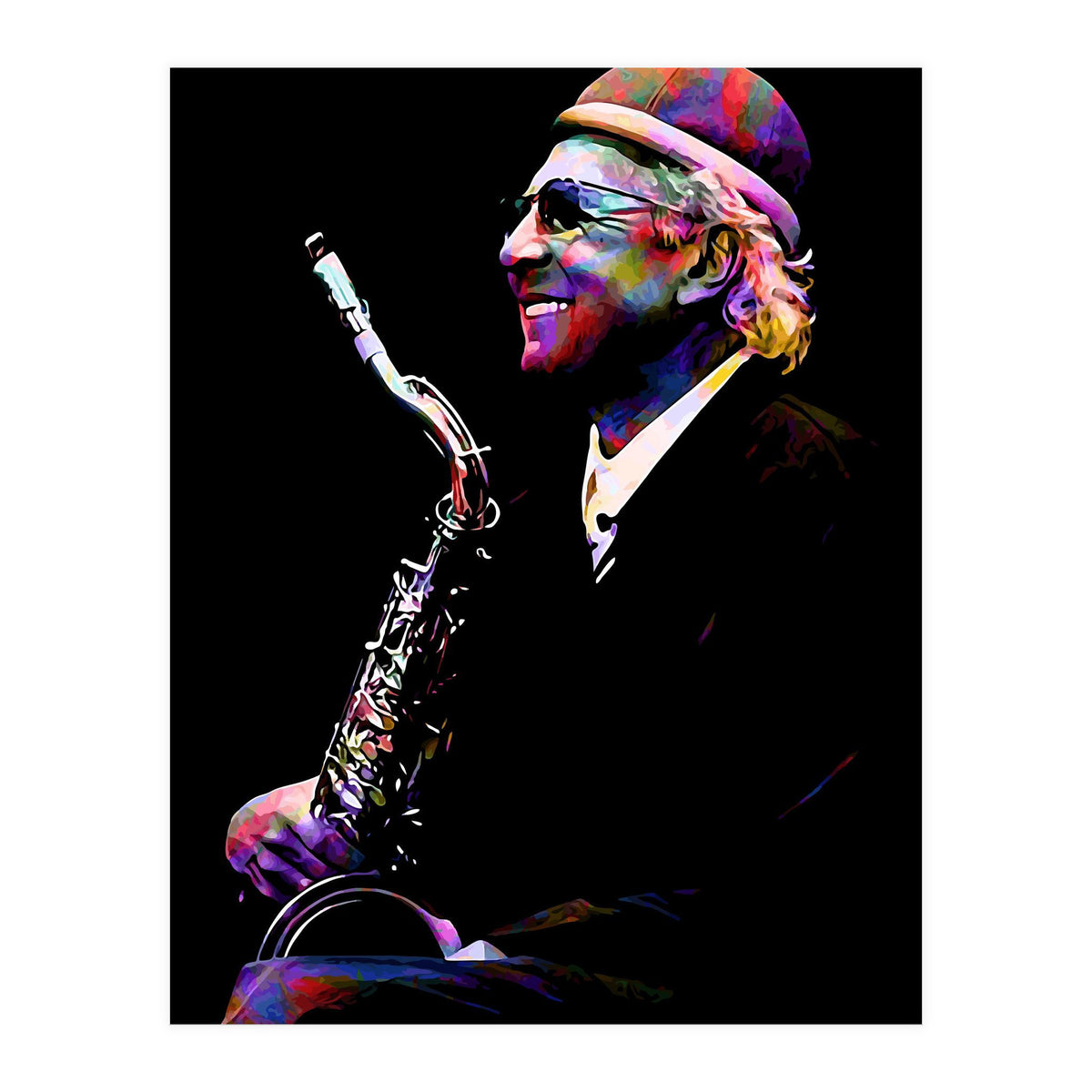 Charles Lloyd Jazz Saxophonist (Print Only)