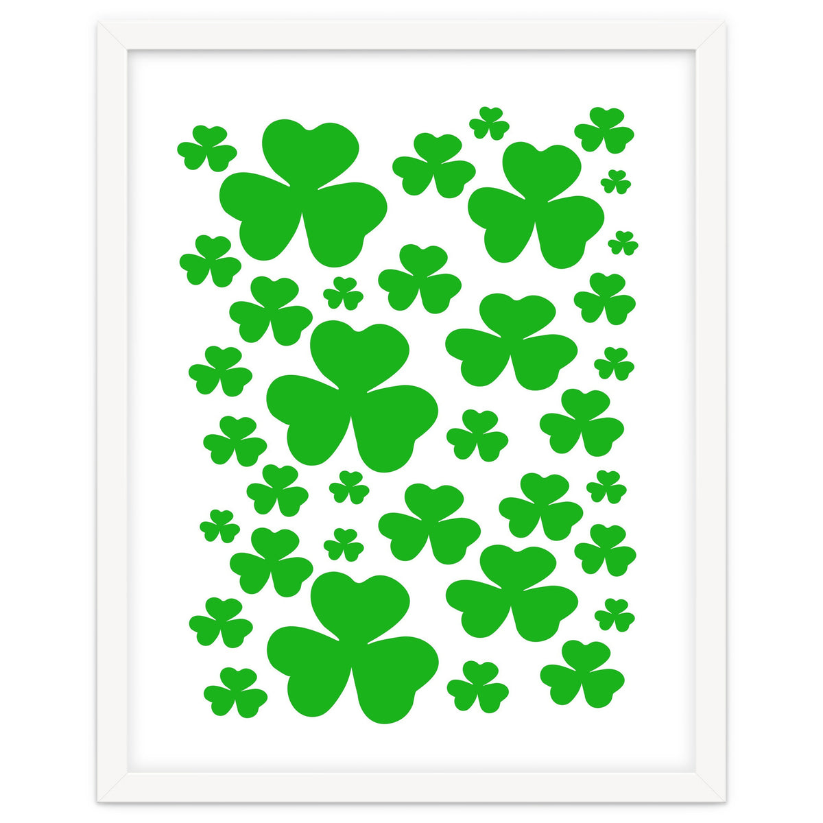 Lucky leaf clovers