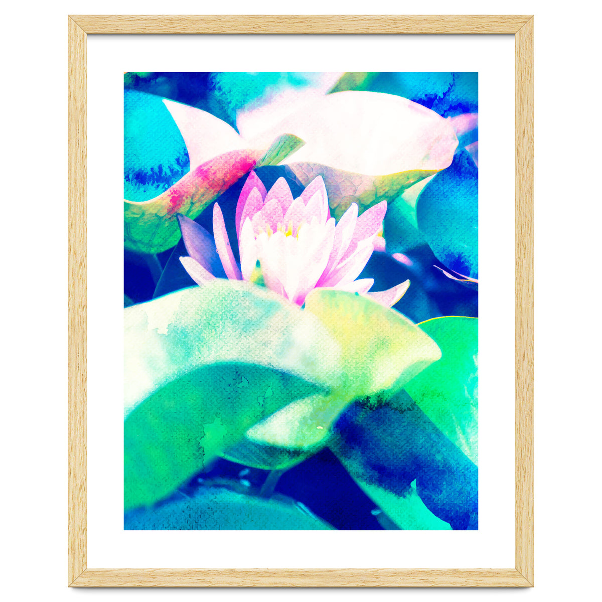 Watercolor Lotus