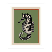 Striped Seahorse I (Print Only)