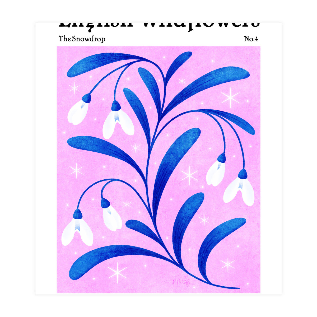 English Wildflowers | Snowdrops (Print Only)