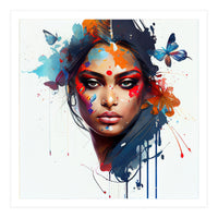 Aerial Bloom Hindu Portrait (Print Only)