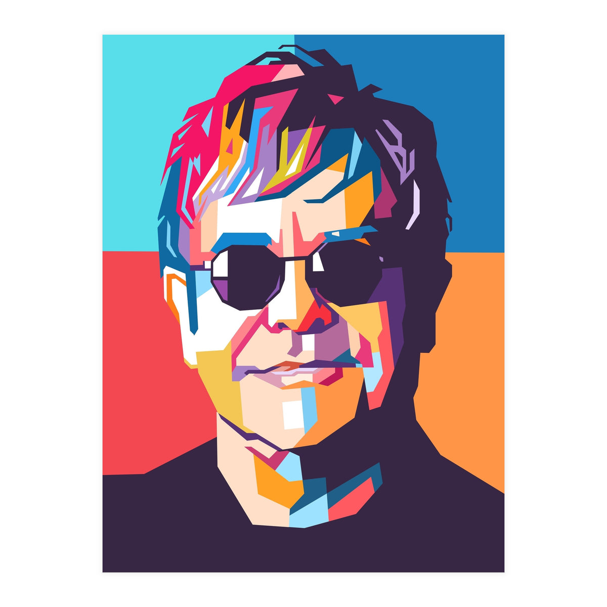 Elton John WPAP pop art (Print Only)