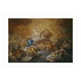 Corrado Giaquinto / 'La Santísima Trinidad, la Virgen y santos', 1755-1756, Italian School. (Print Only) thumbnail