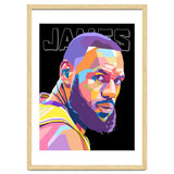King Lebron James art thumbnail