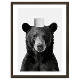 Bear, Toilet Paper Crown, Nursery Animal Art for Children thumbnail