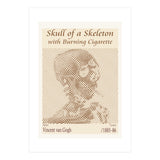 Skull of a Skeleton with Burning Cigarette - Vincent van Gogh (1885–86) (Print Only) thumbnail