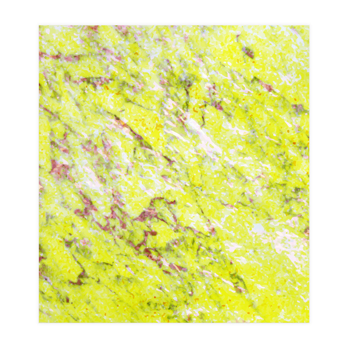 Lemon & Pink Marble (Print Only)