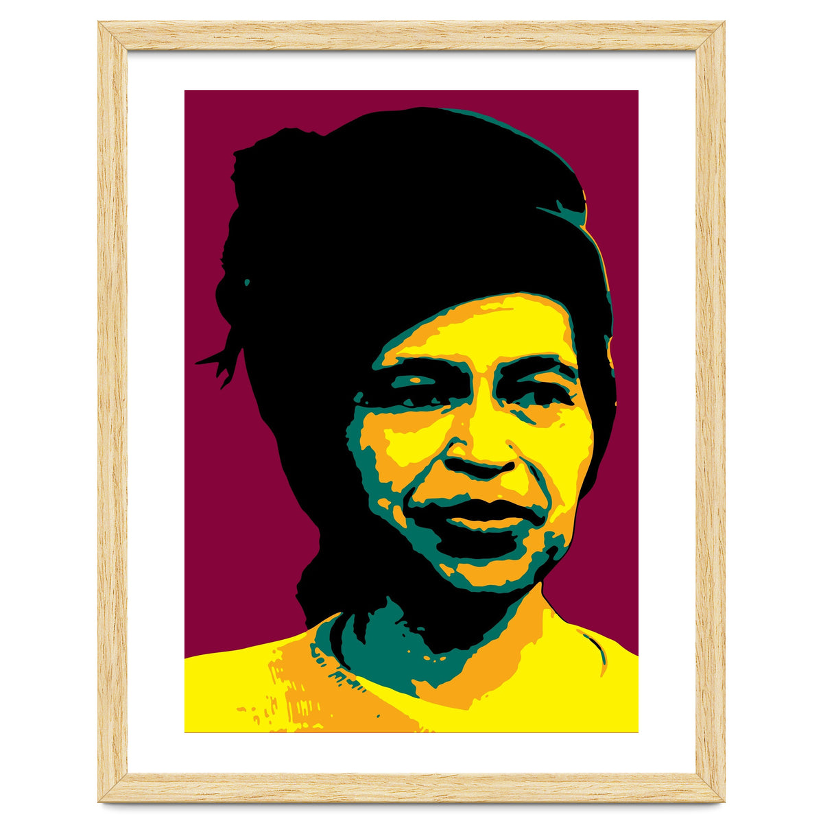 Rosa Parks  American Activist Legend in Pop Art