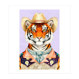 Tiger Portrait in Hat Wild Cowboy Fashion  (Print Only) thumbnail