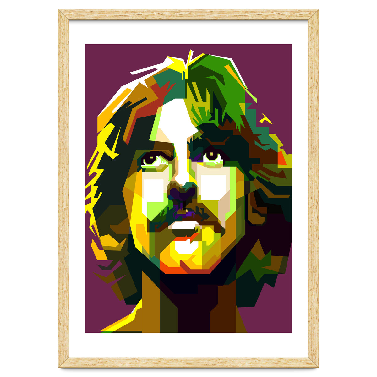 George Harrison The Beatles Pop Art WPAP
