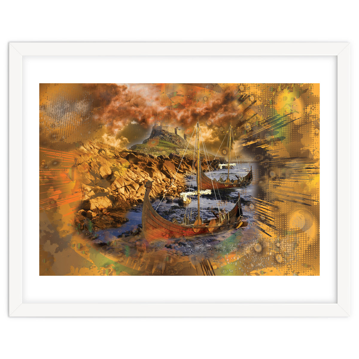 Lindesfarne Viking Raid 793 AD