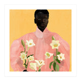 Girl Holding Flowers 2 (Print Only) thumbnail