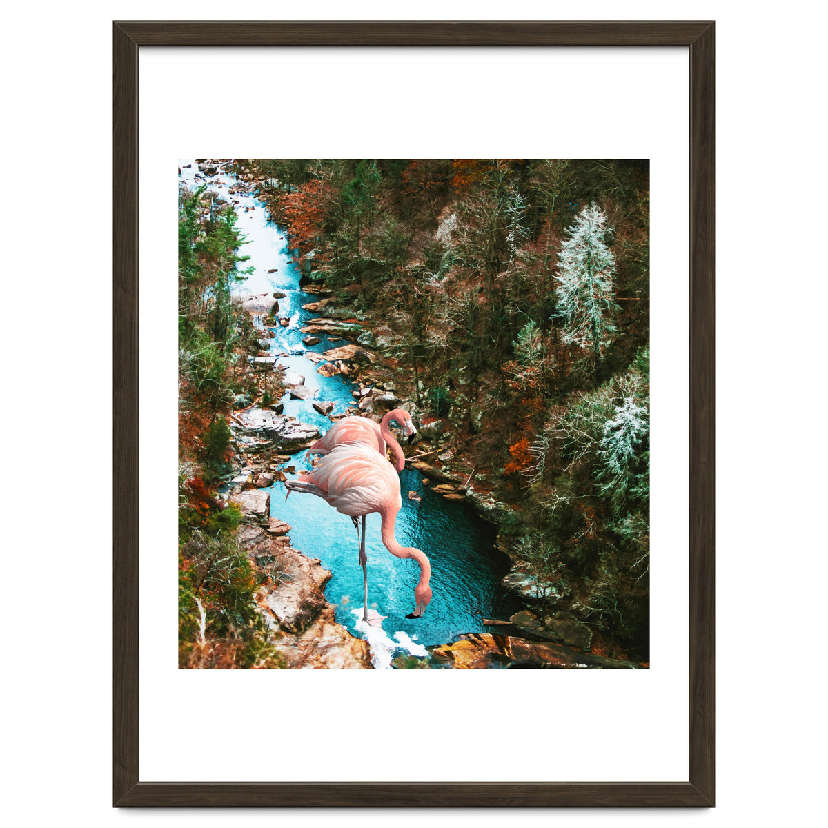 Flamingo Forest #society6 #decor #buyart