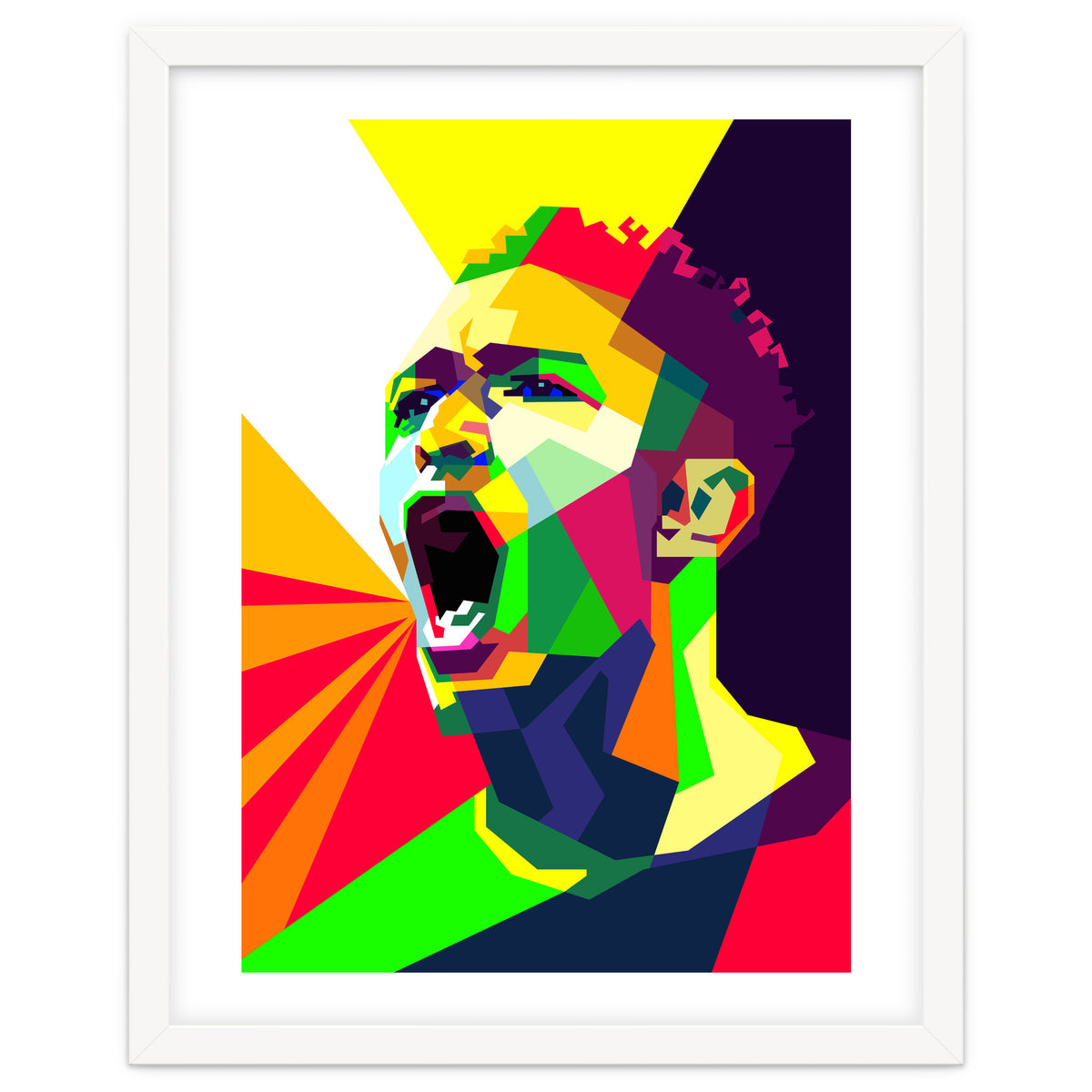 Jude Bellingham Football Pop Art WPAP