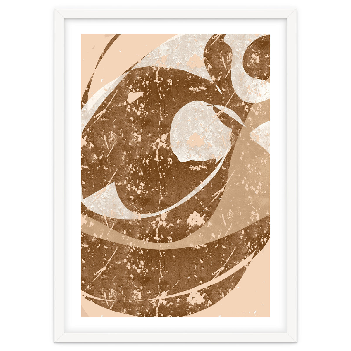 Brown Abstract Clash