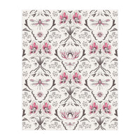 Bohemian Garden Pink Pattern (Print Only)