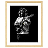 Pat Metheny American Jazz Guitarist Legend in Monochrome thumbnail