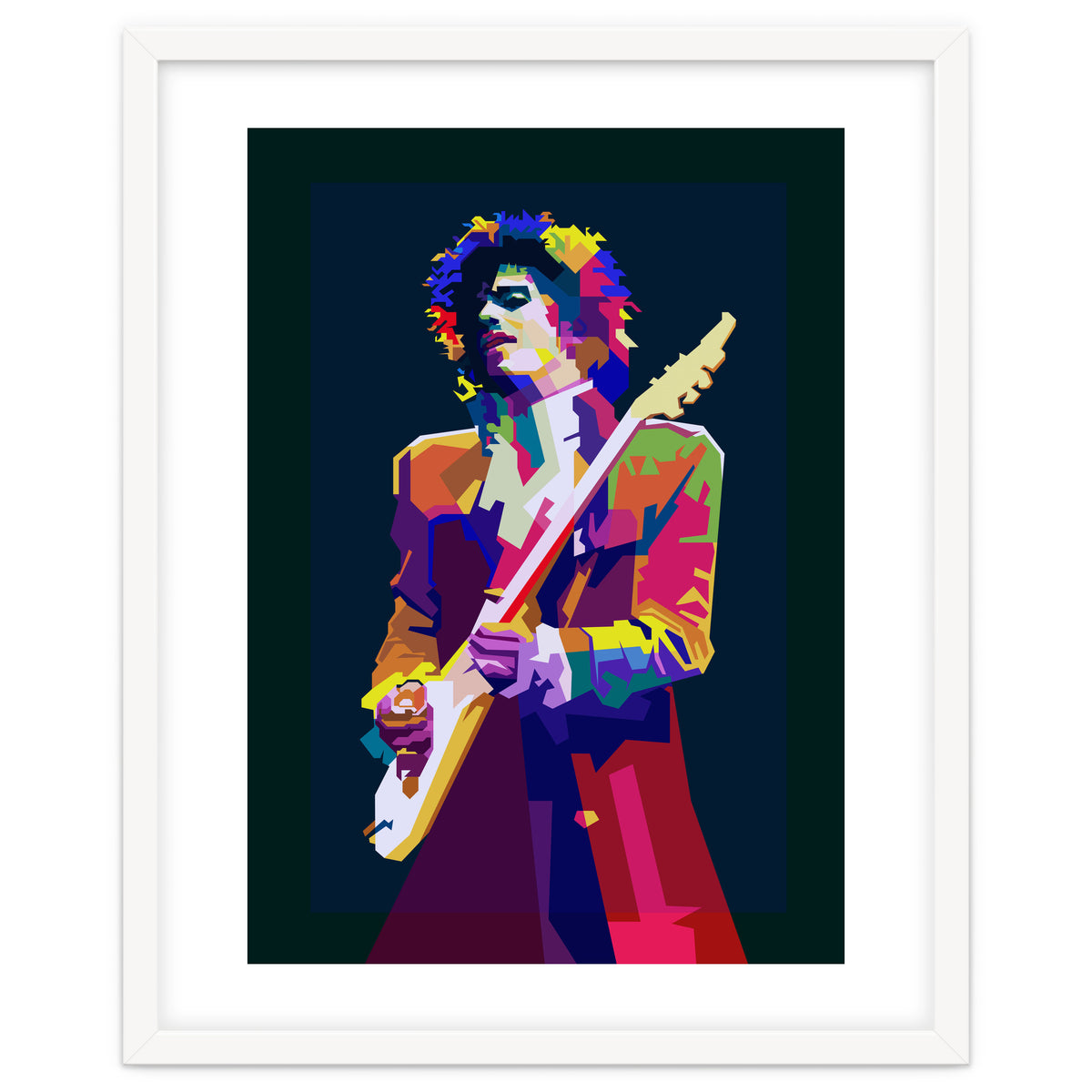Prince Singer Musician Pop Art WPAP