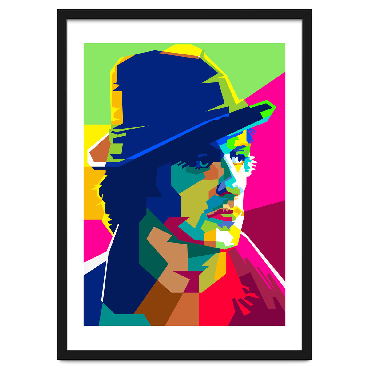 Sylvester Sly Stallone American Actor Pop Art WPAP