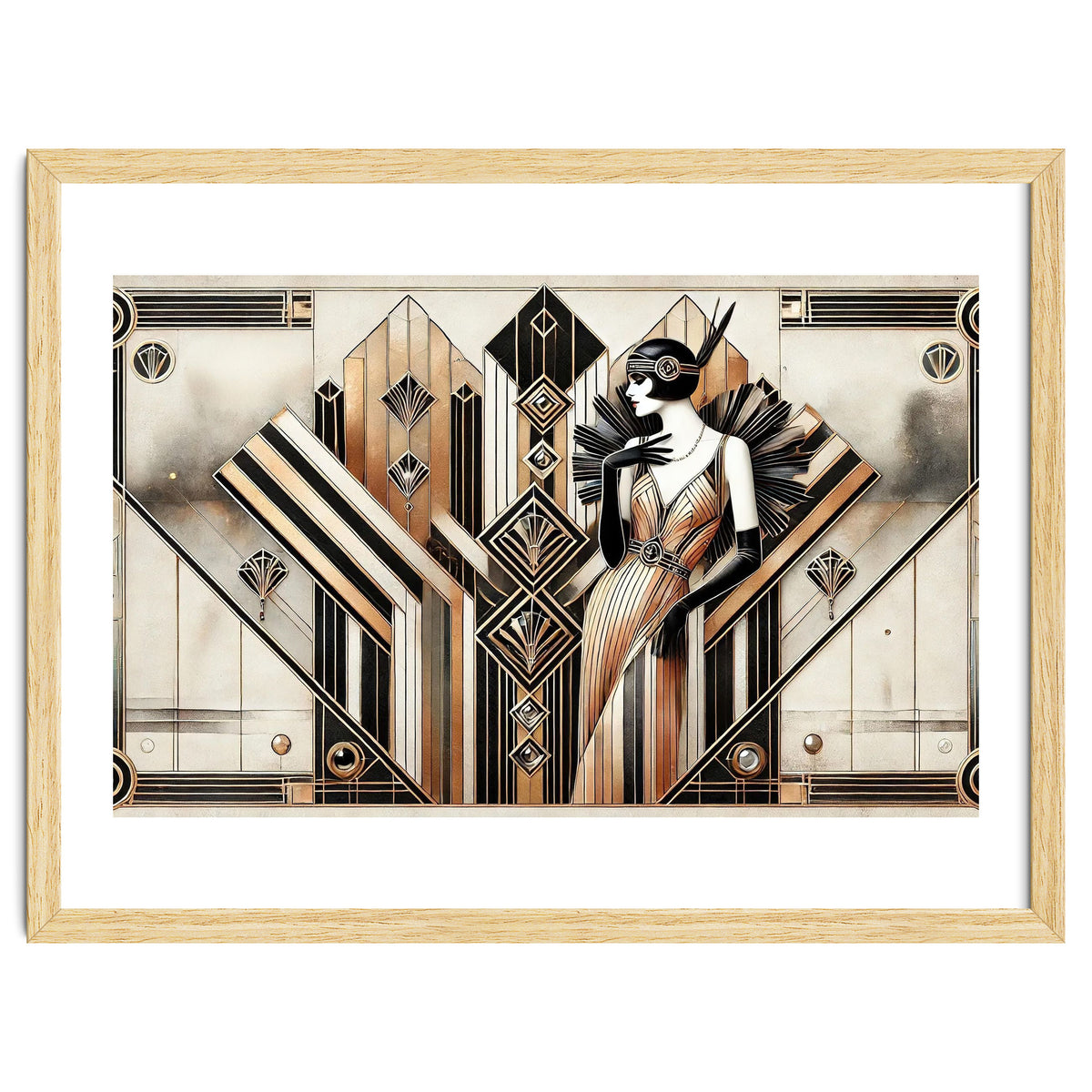Gatsby Glamour Art Deco Scene