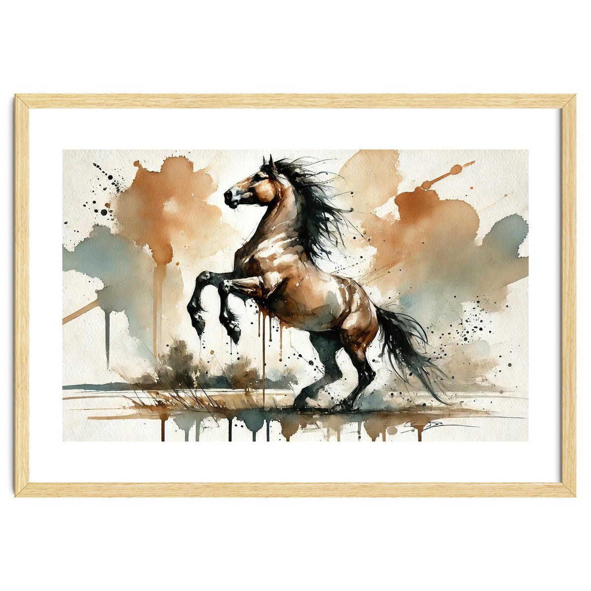 Fiery Horse Elegance