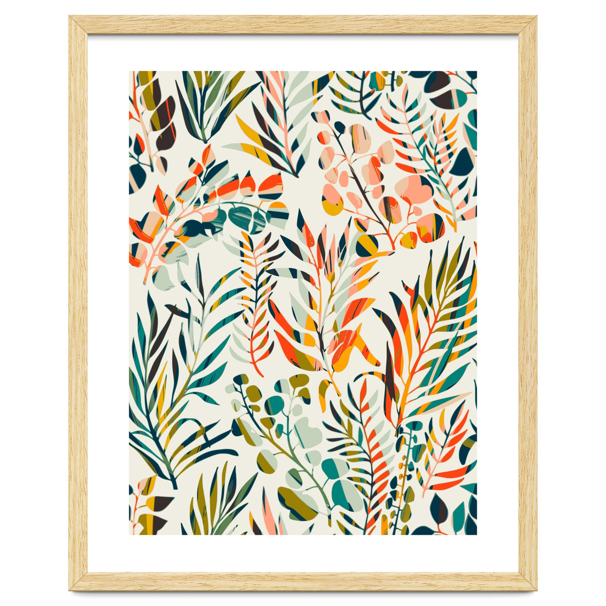 Colorful Leaves Pattern