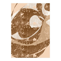 Brown Abstract Clash (Print Only)