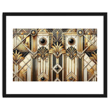 Art Deco Gold Geometric Pattern thumbnail