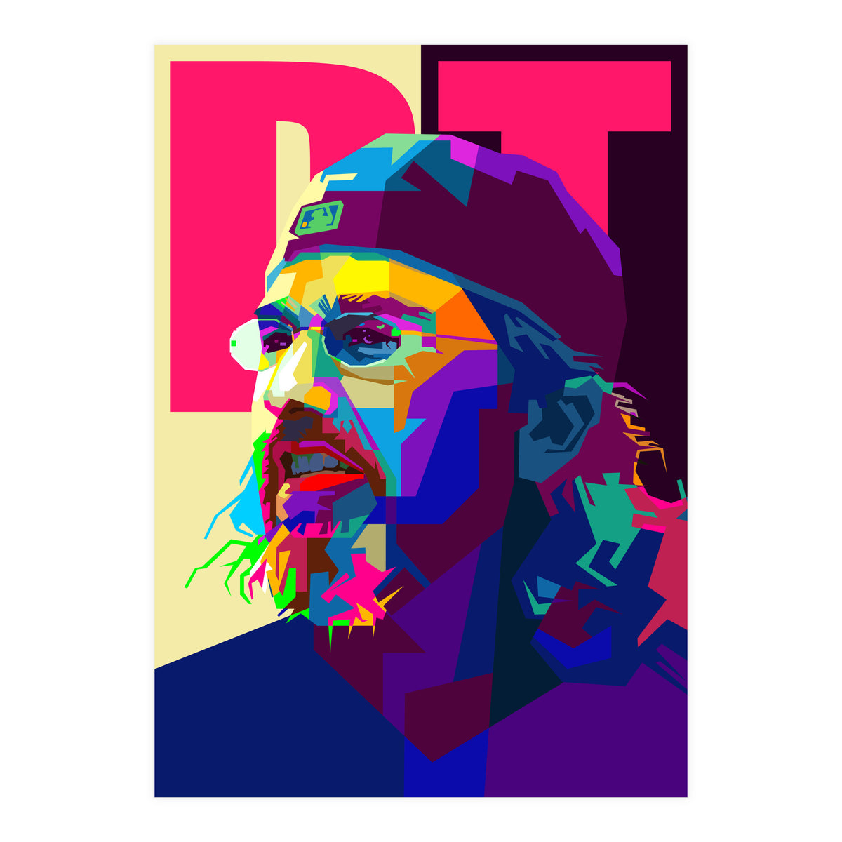 Mike Portnoy Drum Musician Pop Art WPAP (Print Only)