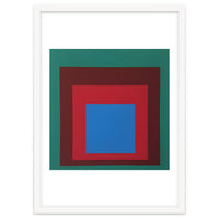 Josef Albers - HOMAGE TO THE SQUARE: Green, Red, Blue
