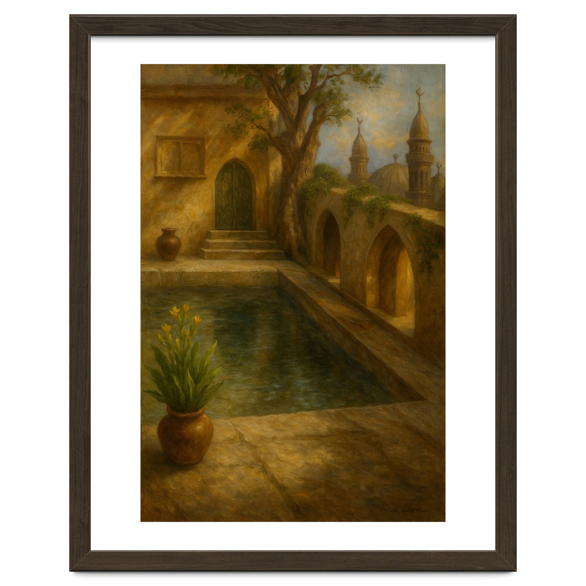 "The Scent of Faith" Oil on Canvas (Digital Realism Style)