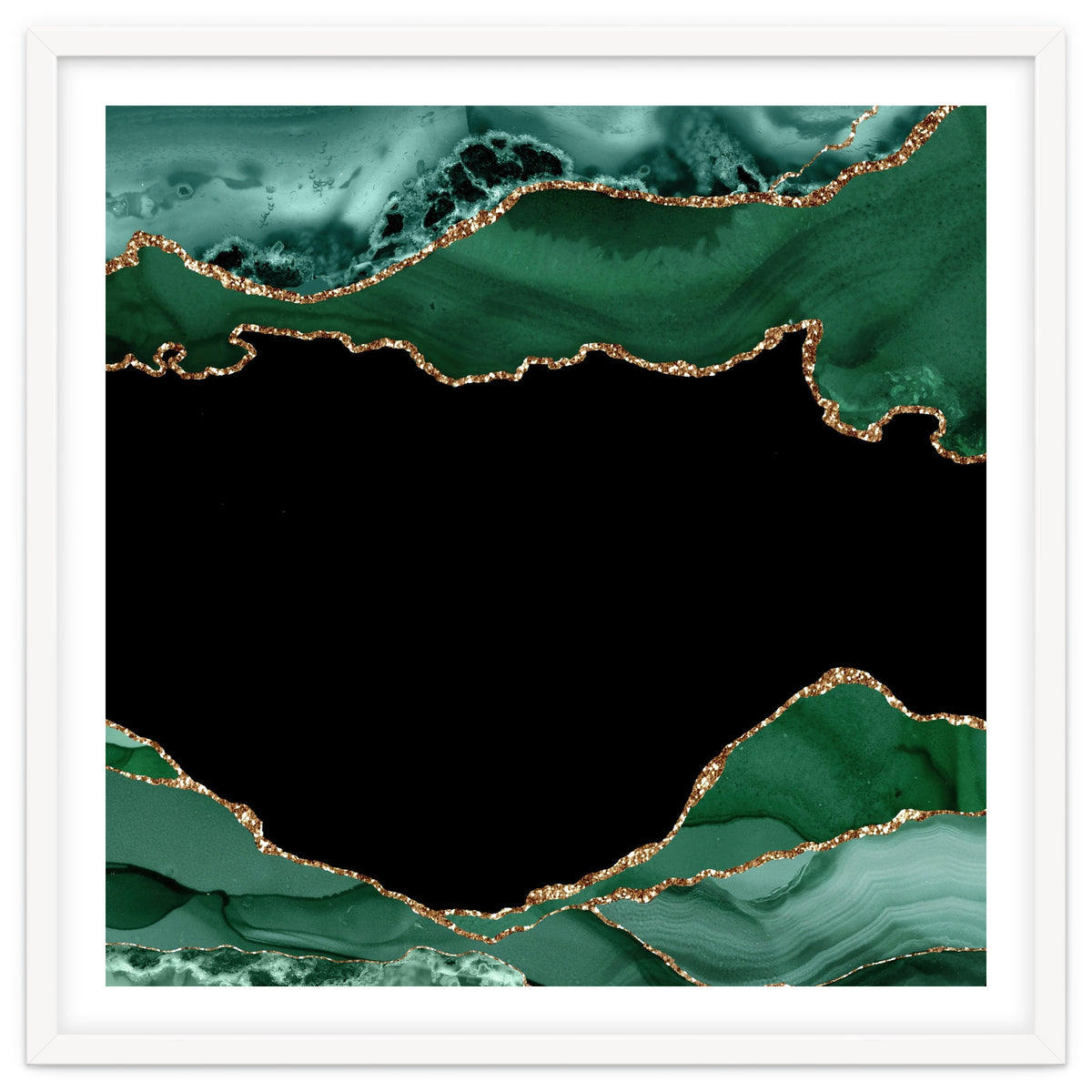 Emerald & Gold Agate Texture 03
