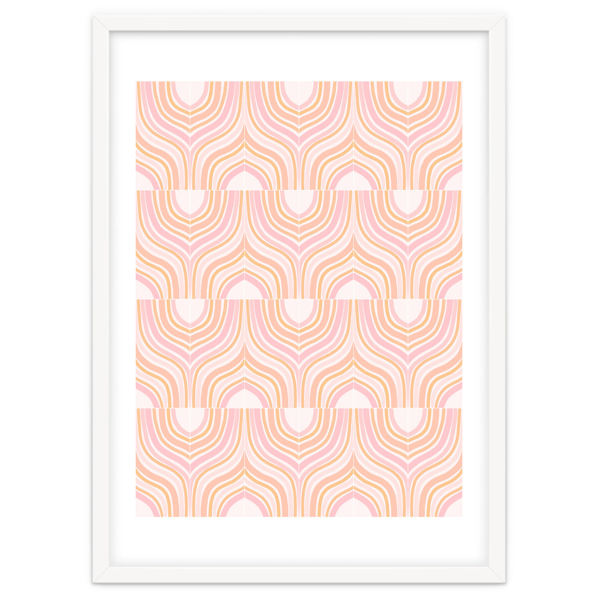 Peachy Marbeling Tiles