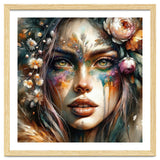 Floral Forest Druid Woman Portrait thumbnail