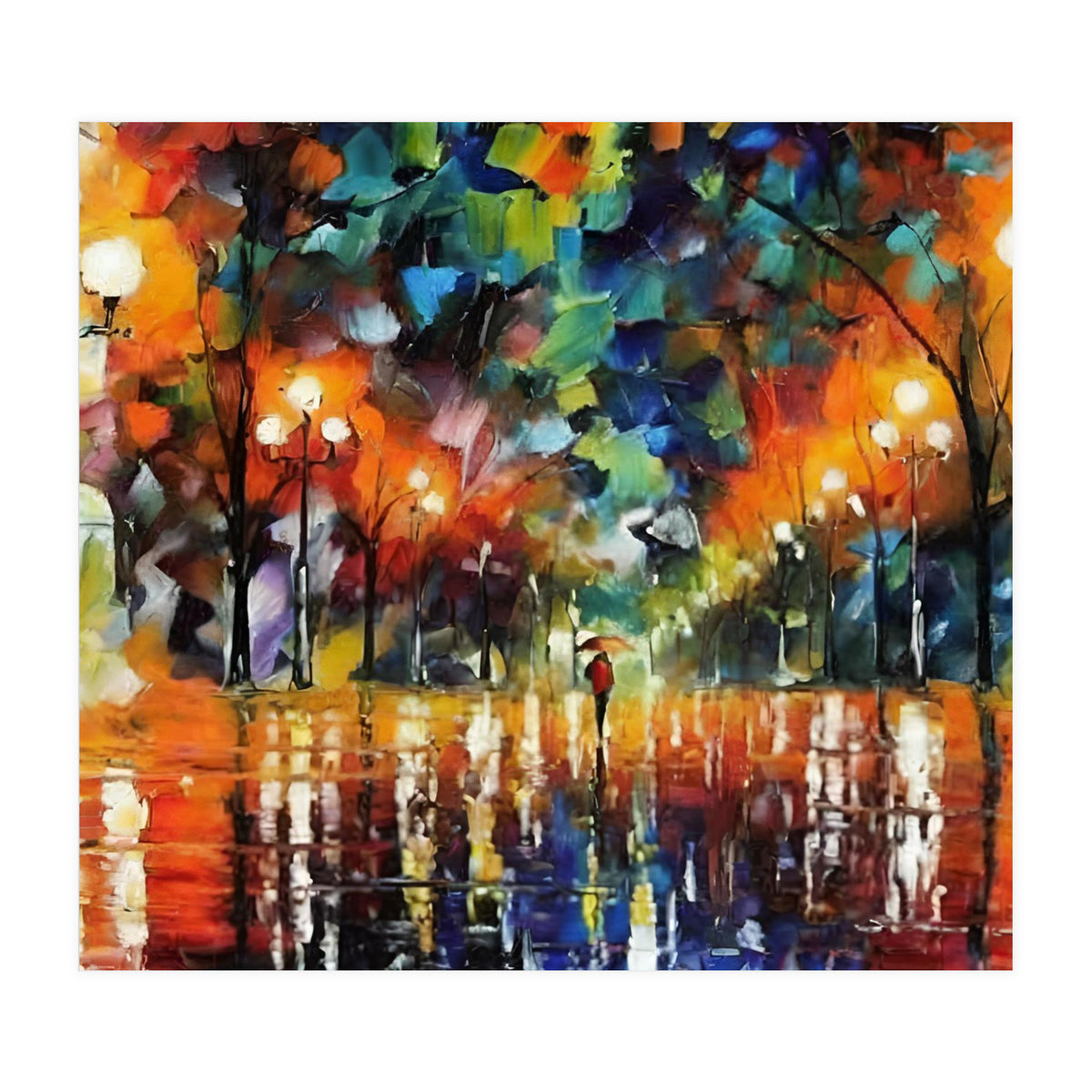 Nature Abstract Urban Tree (Print Only)