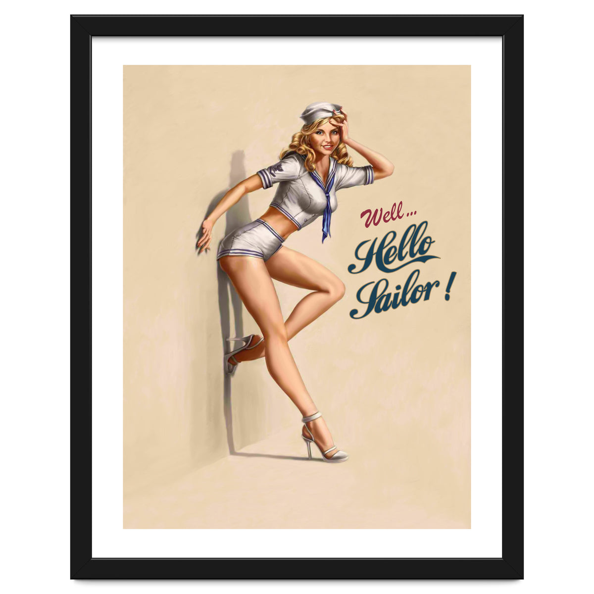 Hallo Sailor Pinup Girl