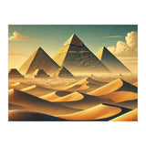 Vintage Egypt, Pyramids Of Giza Poster (Print Only) thumbnail