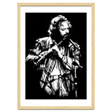 Ian Anderson Rock Music Legend in Grayscale 2 thumbnail