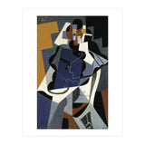 Juan Gris (Madrid, 1887-Boulogne-sur-Seine, 1927). Seated Woman (1917). Oil on panel. 116 x 73 cm. (Print Only) thumbnail