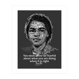 Rosa Parks  American Activist Legend in Scribble Art (Print Only) thumbnail