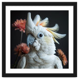 Beautiful Cockatoo Parrot With Yellow Crest thumbnail