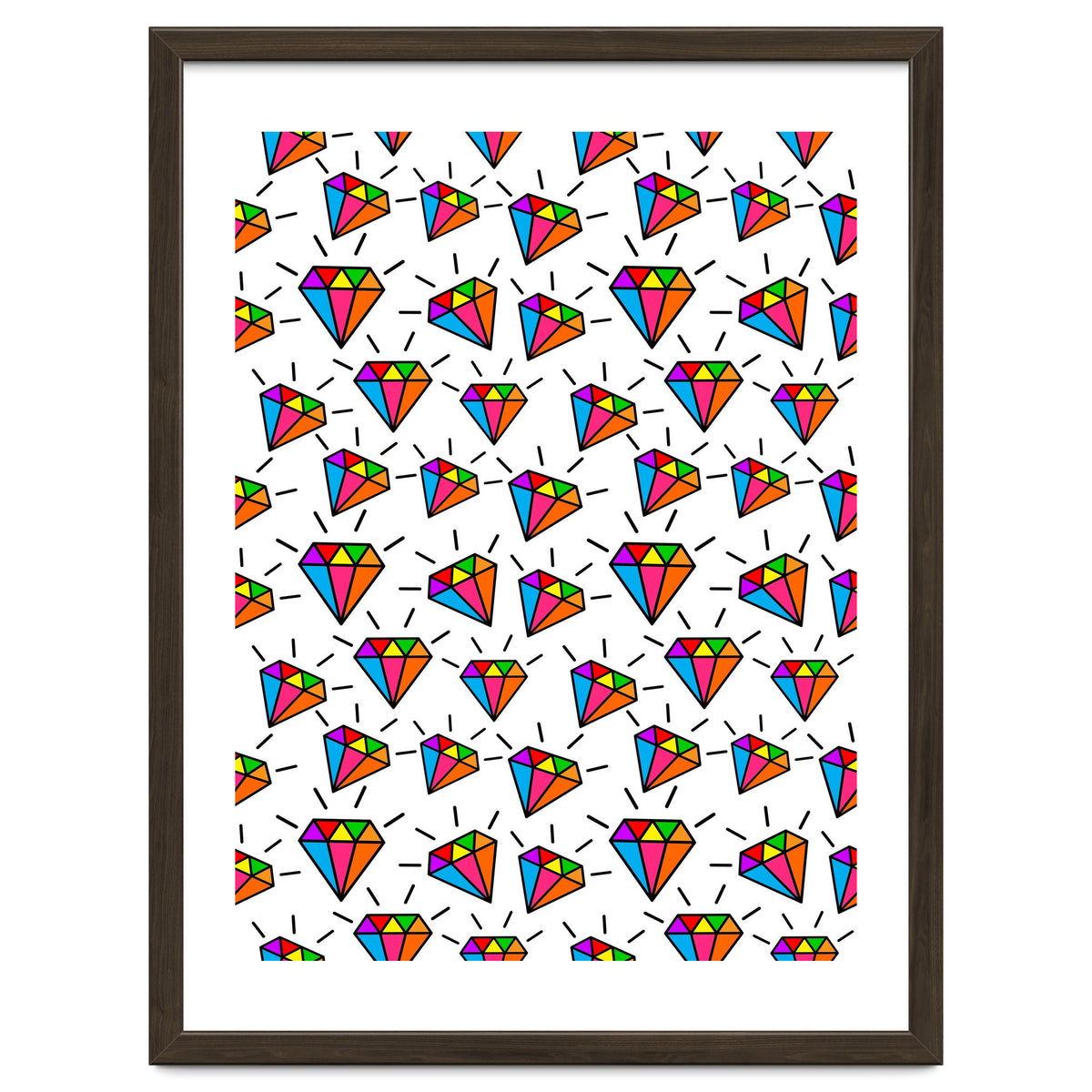 Cute diamonds pattern