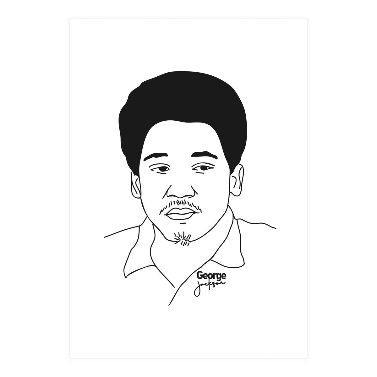 George Jackson Activist (Print Only)