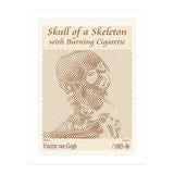 Skull of a Skeleton with Burning Cigarette - Vincent van Gogh (1885–86) (Print Only) thumbnail