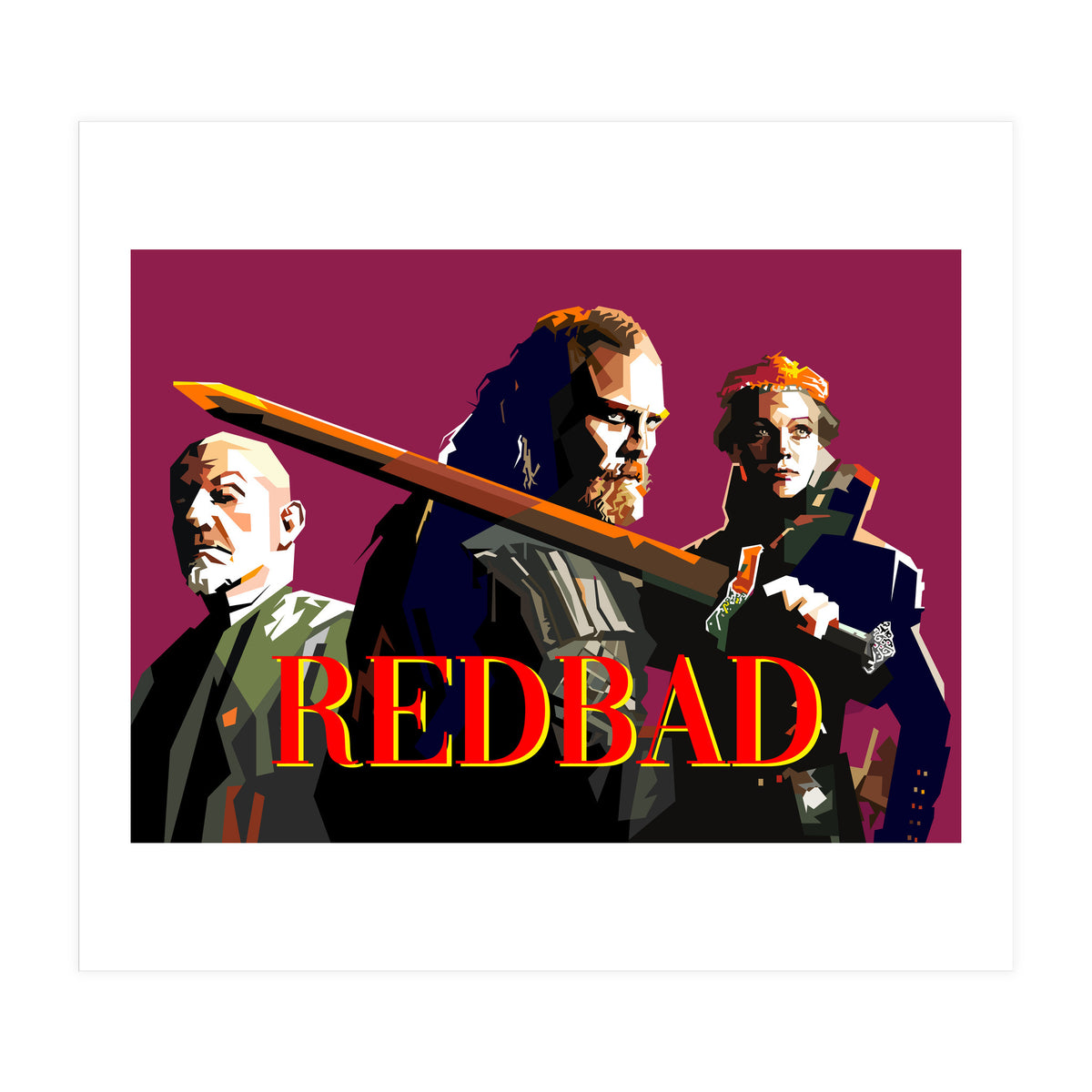 Redbad Sword Knight Movies Trending Now Landscape (Print Only)
