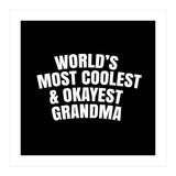 World's most coolest and okayest grandma (Print Only) thumbnail