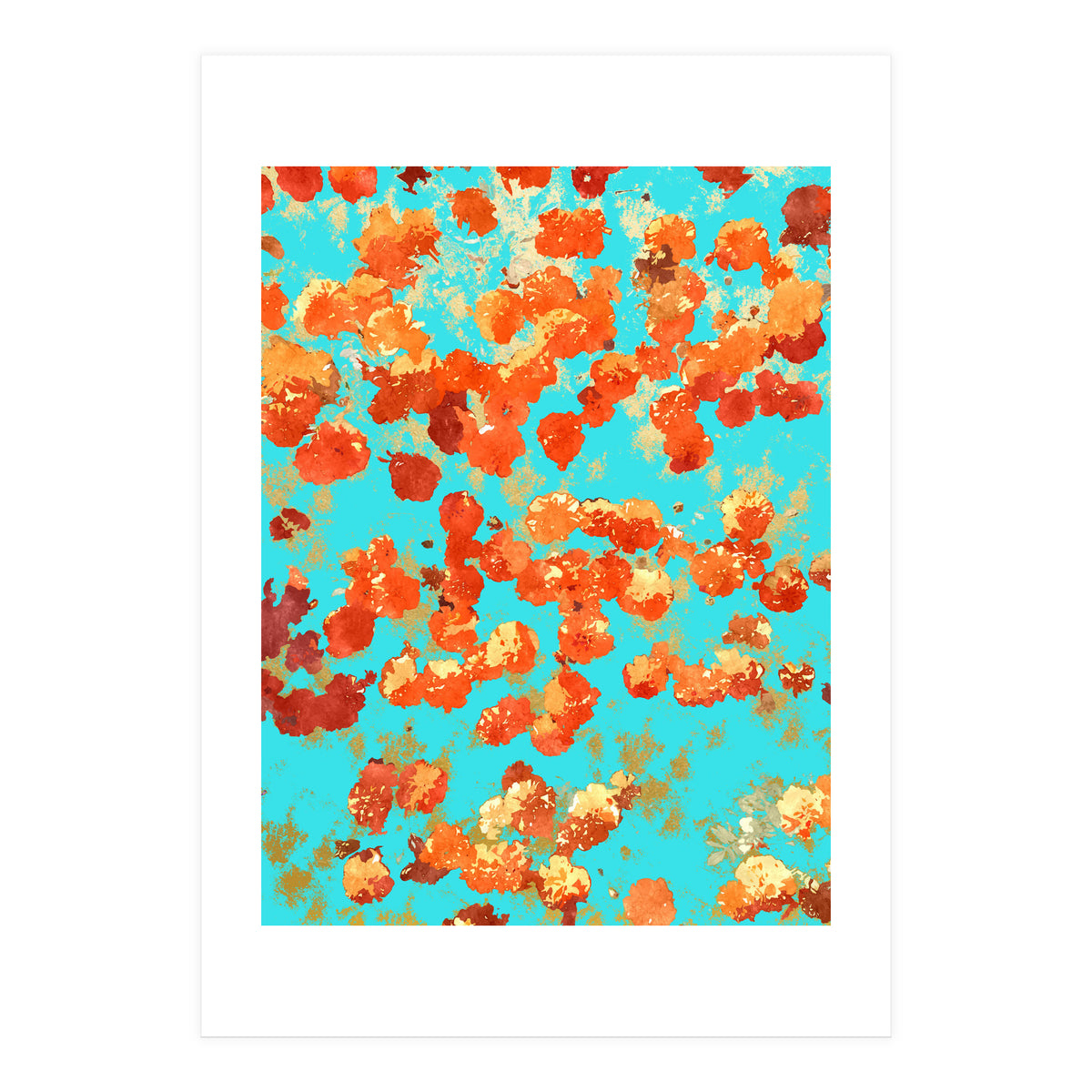 Teal Decor #society6 (Print Only)
