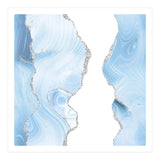 Blue & Silver Agate Glitter Texture 06 (Print Only) thumbnail