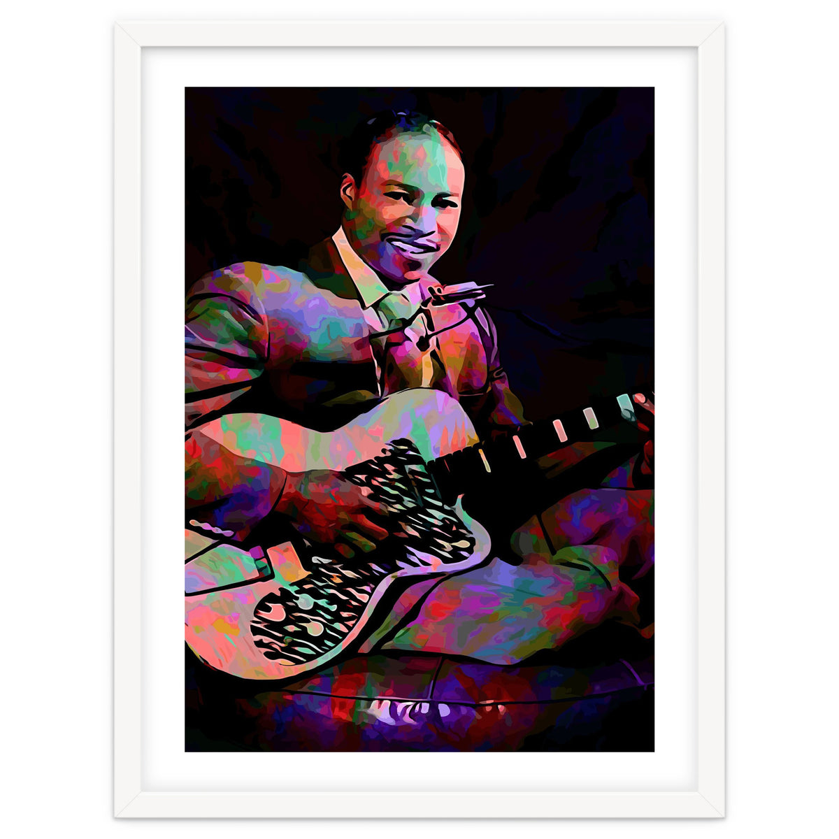 Jimmy Reed American BLues Musician Legend Colorful